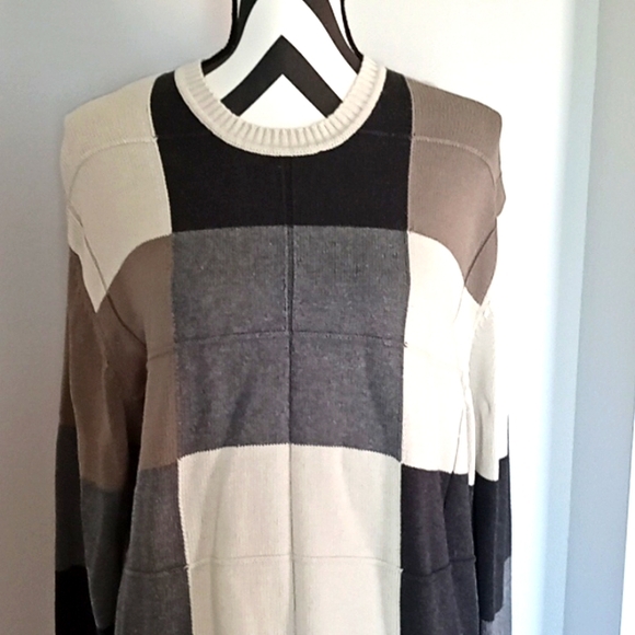 David Taylor Color Block XL Sweater - Picture 2 of 3